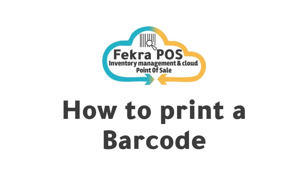 How to print a Barcode